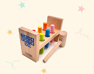 Wooden Hammer & Peg